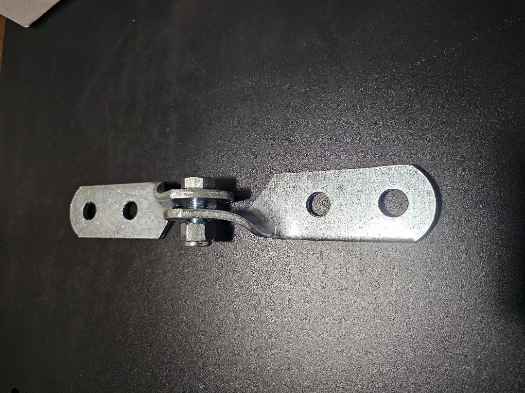 4 Hole adjustable hinge #4683 Electro Galvanized for unistrut channel