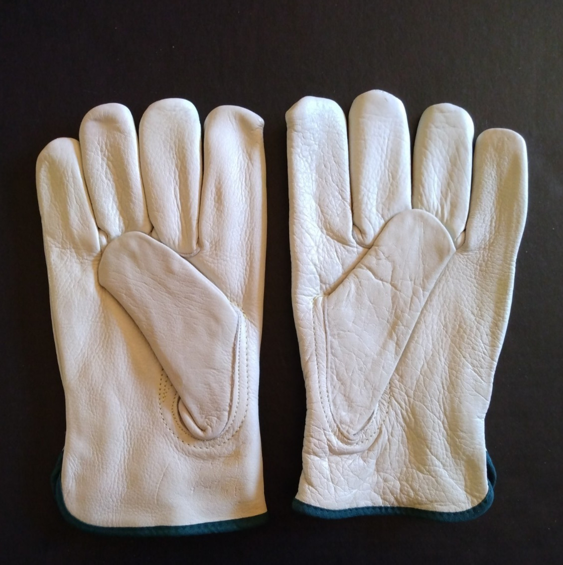 Cordova Safety Industrial Work Gloves White Cowhide Leather *(M) 11 Pairs #8240