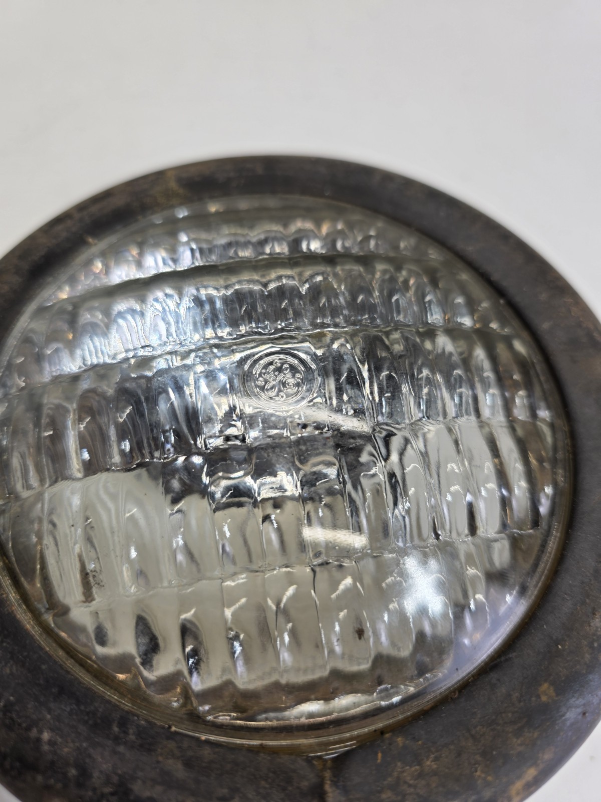 GE Vintage Tractor Lights Untested. Probably Need New Bulbs And Wiring