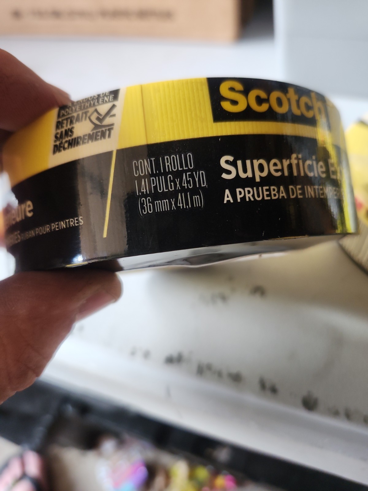 4 Scotch Exterior Painter’s Tape Waterproof Masking Tape For Exterior Surfaces