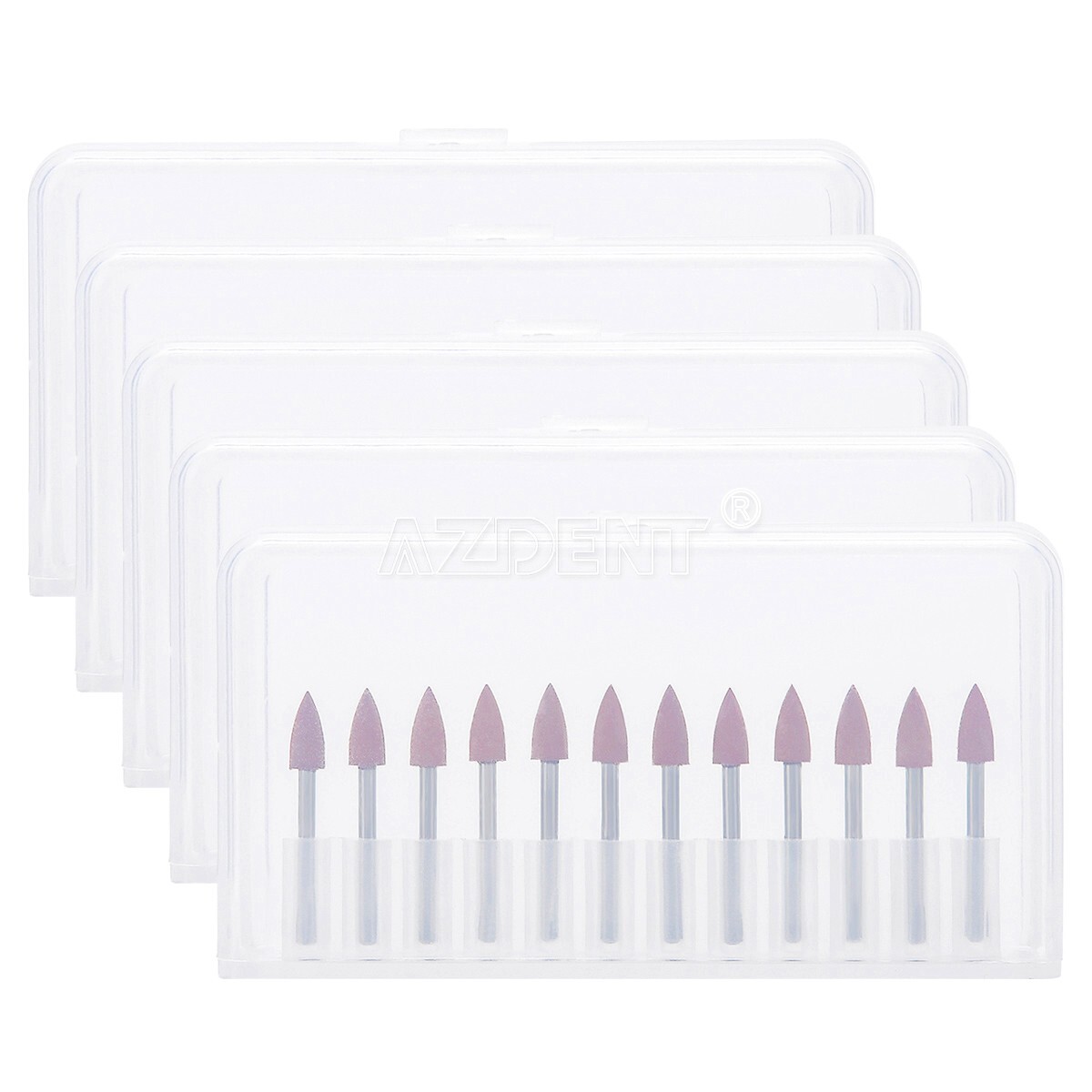 AZDENT Dental 0413 Brownie Polishers Friction Grip FG Mini Points 12pcs /Box