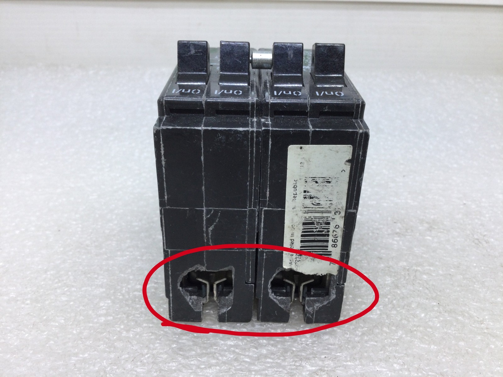 Cutler Hammer BQ220250/A220250 Types BRD & A 20/50 Amp 120/240Vac Breaker