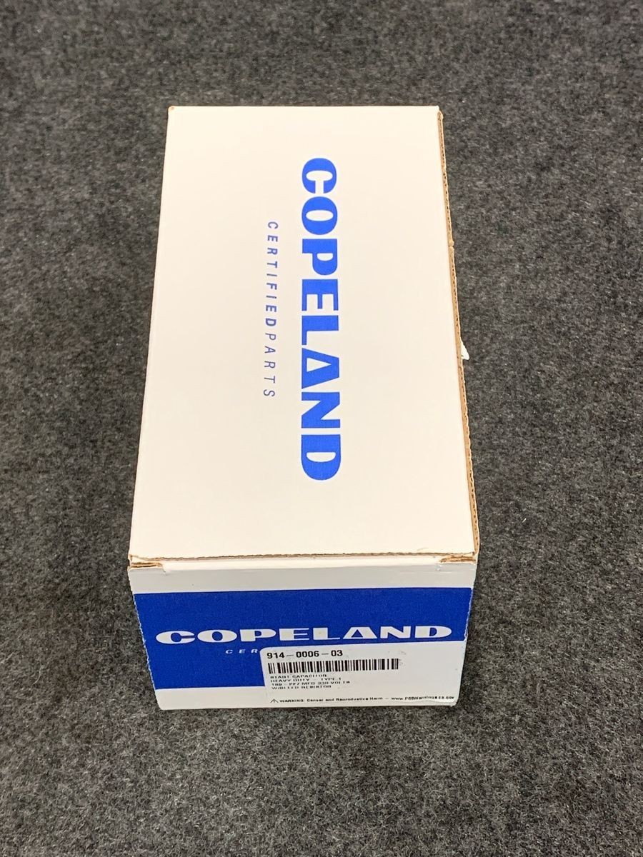 COPELAND 914-0006-03 Start Capacitor 189-227 MFD 330 Volts
