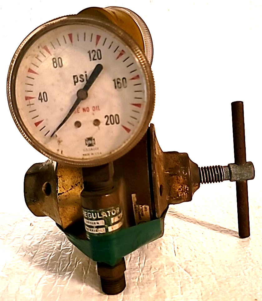 Airco 0806-8456 Oxygen Regulator 200 Psi 540 Rebuilt