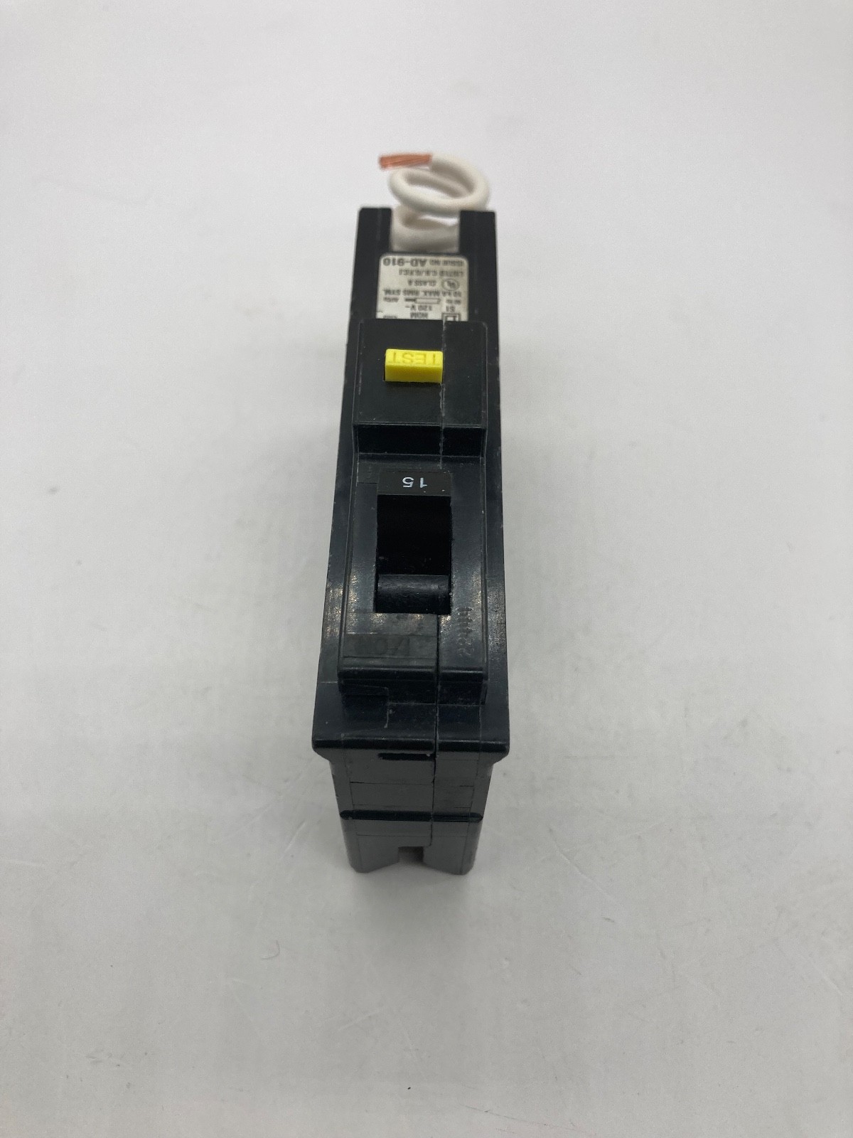 Homeline HOM115GFI 15 Amp 1 Pole 120V Plug On Ground Fault GFCI Circuit Breaker