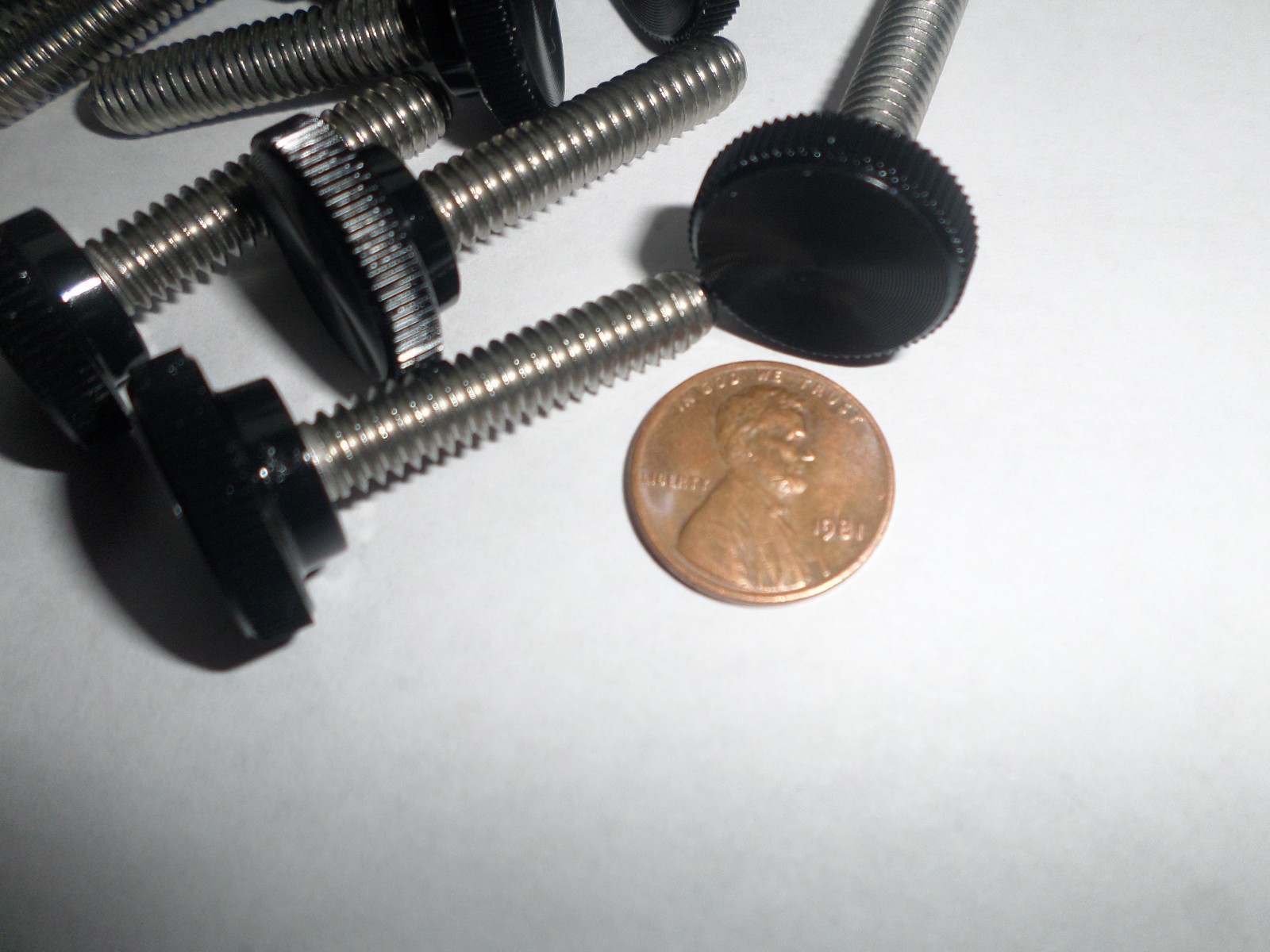 (4 Pcs) 1/4-20 x 1-1/4″ Thumb Screw *STAINLESS STEEL* FAST SHIP Thumbscrew