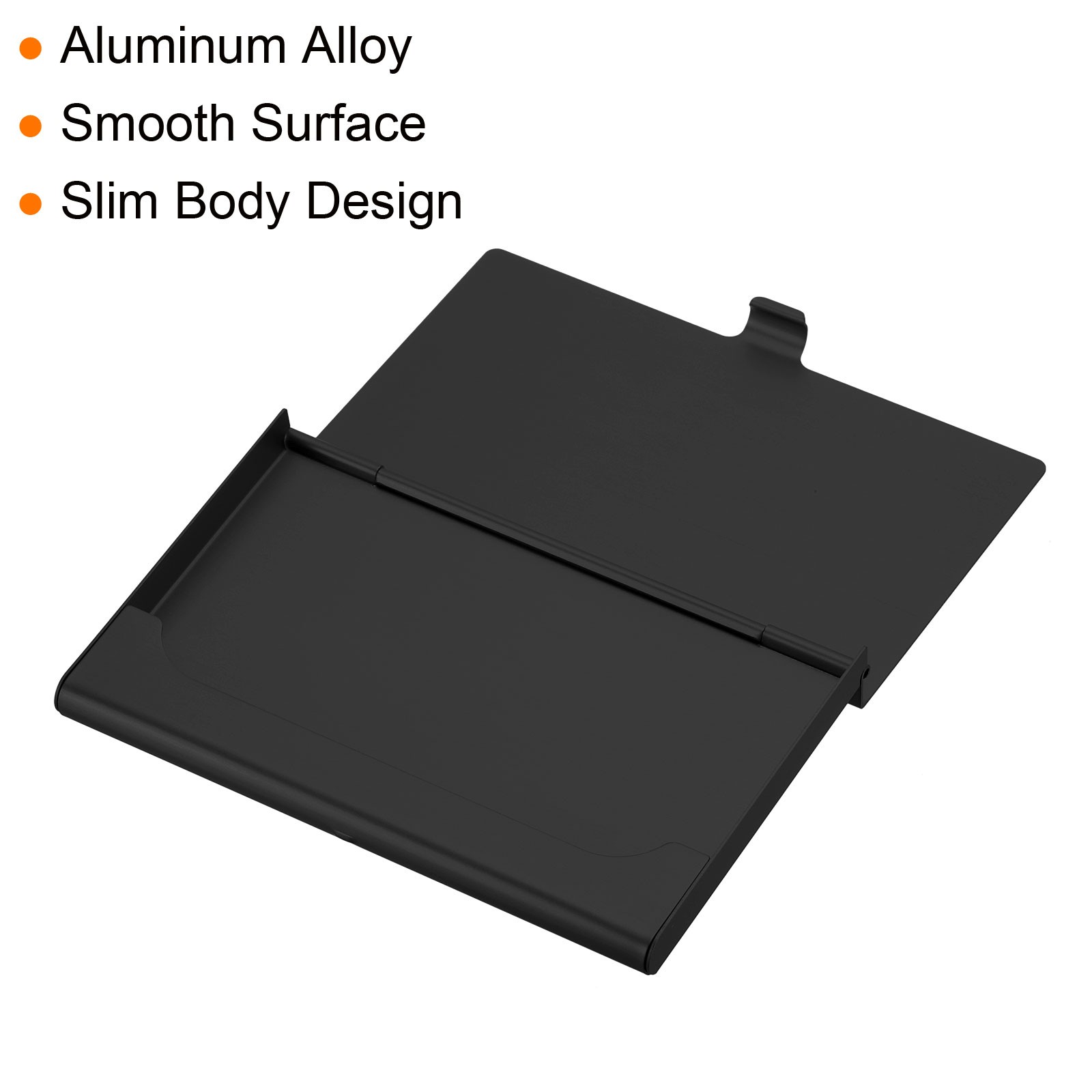 4Pcs Professional Pocket Metal Business Card Case Holder Slim Wallet Black