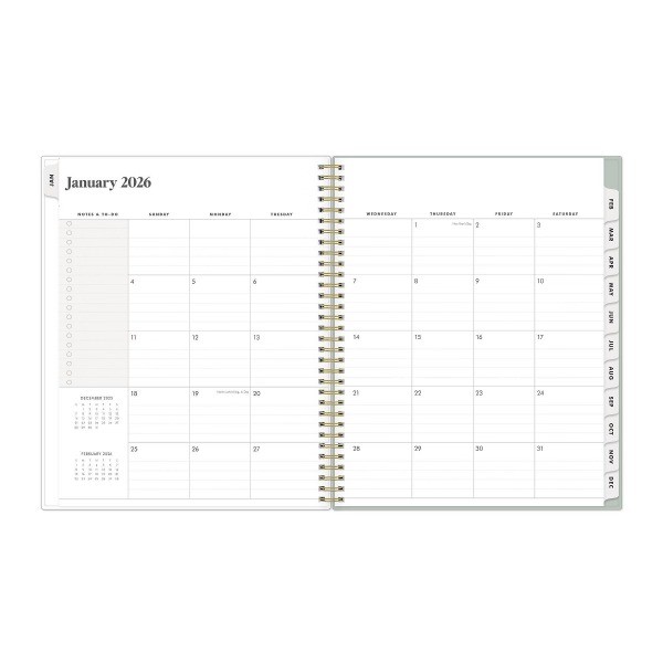 2026 Weekly/Monthly Planner 8.5"x11" Poetry