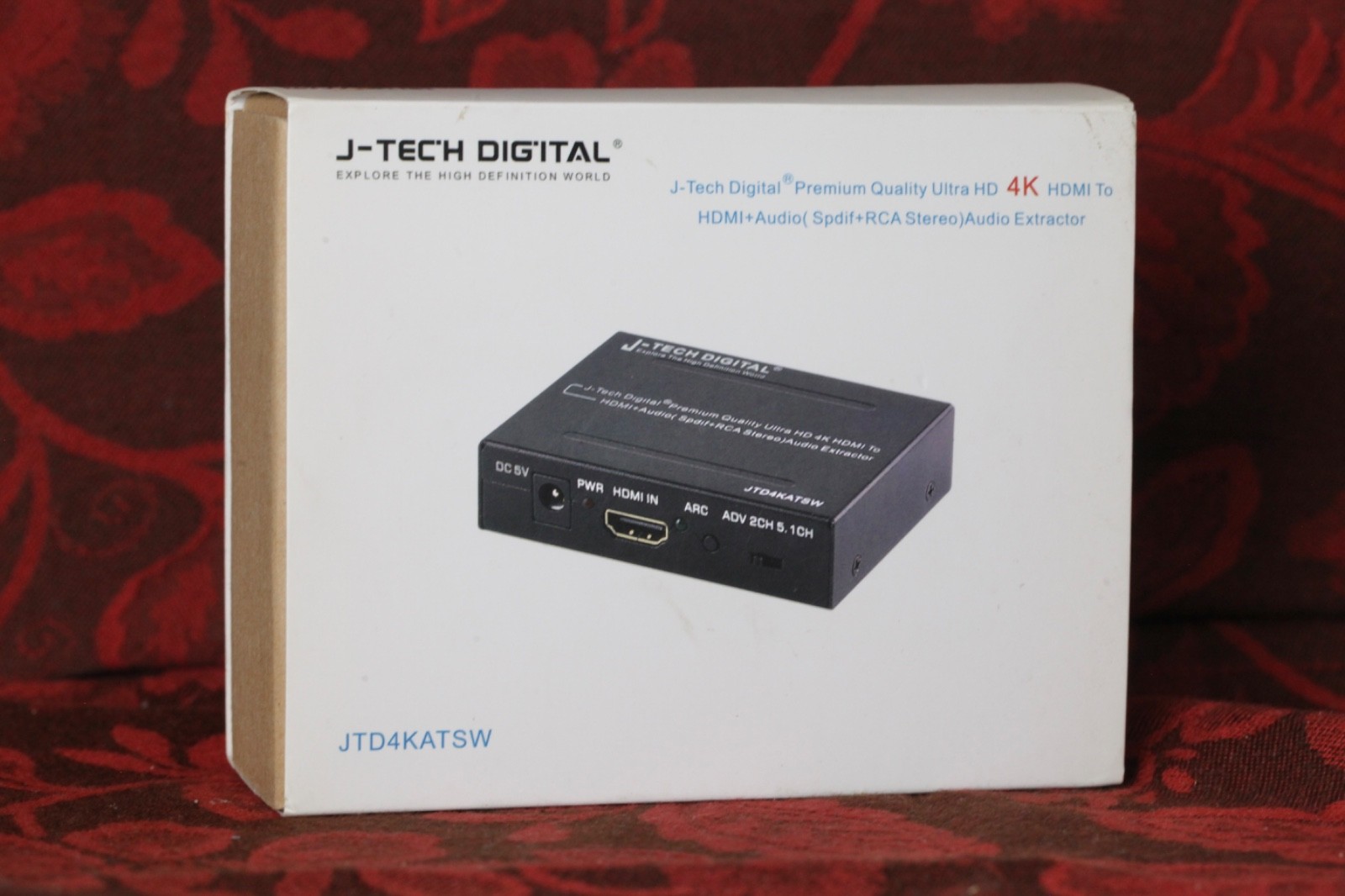 J-Tech JTD4KATSW 4K Audio Extractor, NEW IN BOX!