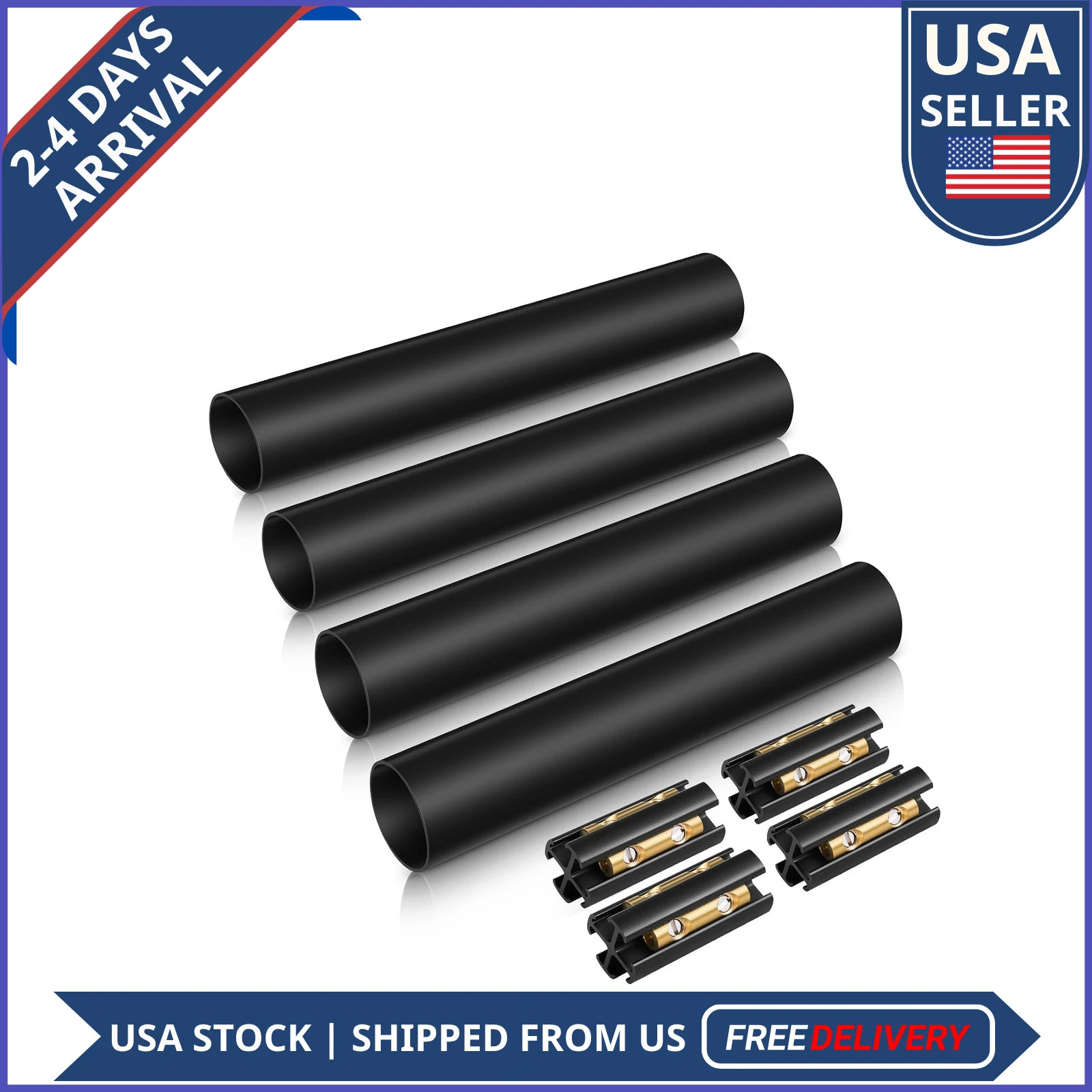 Underground Wire Splice Kit 8-2 AWG Direct Burial 600V Electrical Connector Set