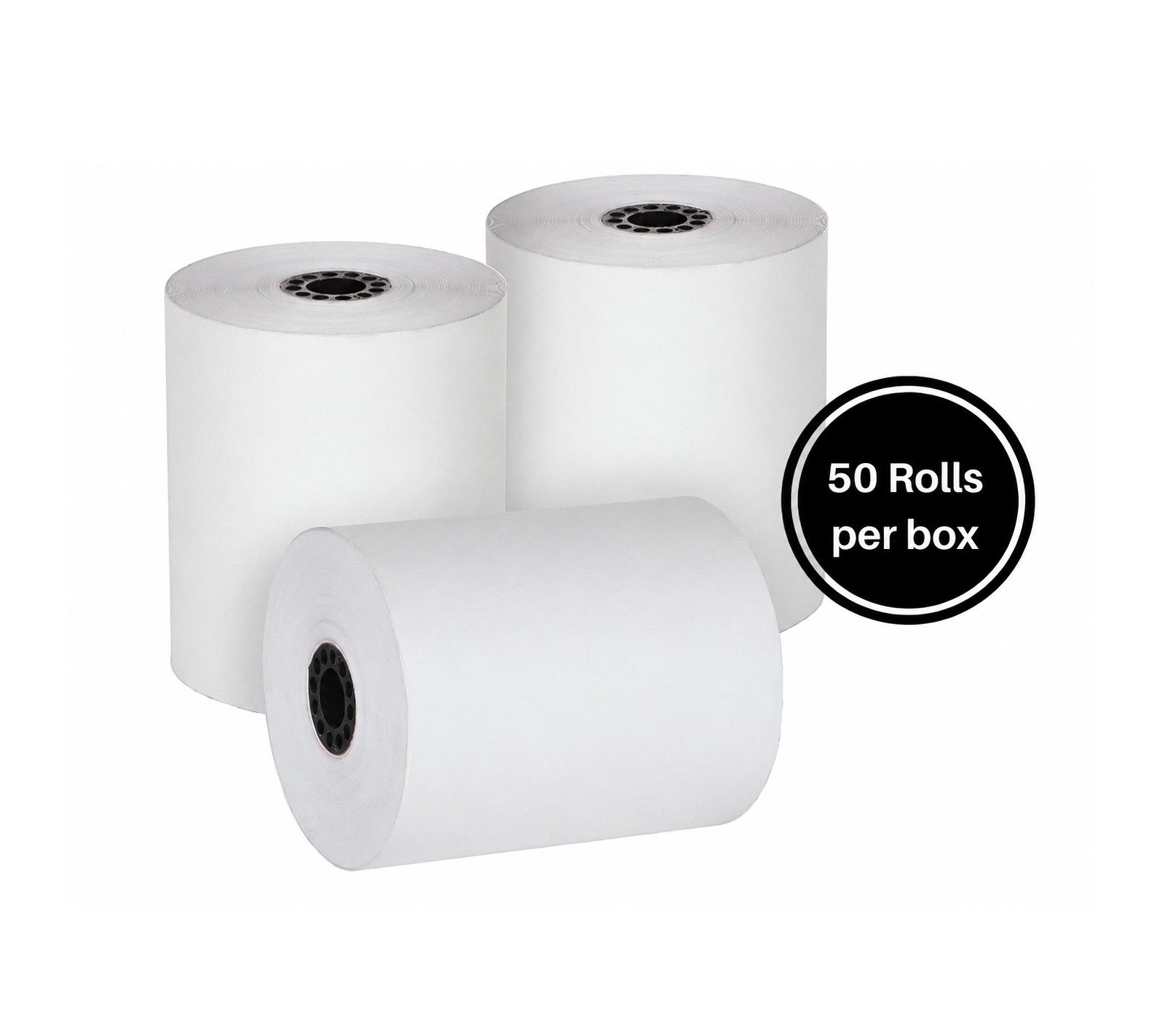 Thermal Paper Rolls 3 1/8″ x 230ft – Pack of 50, Fits Most Receipt Printers