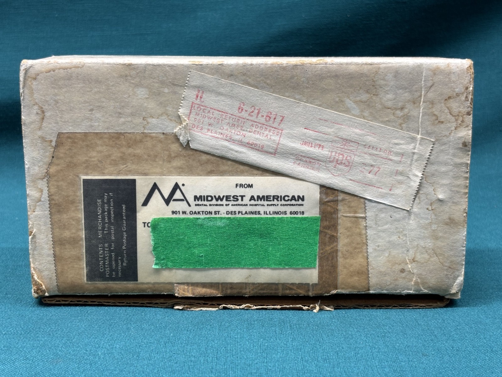 Vtg Midwest American True-Torc Dental Handpiece +Attachments +Parts (18H)