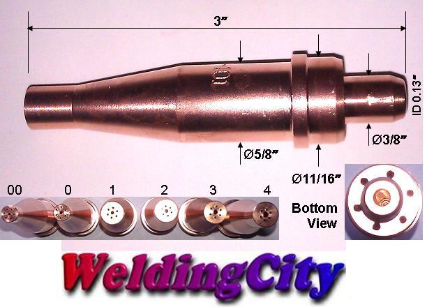 WeldingCity® Acetylene Cutting Tip 1-101 #3 for Victor Torch | US Seller Fast