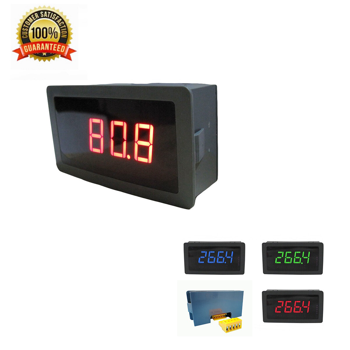 Universal Sensors Input Digital Temperature Meter 12V DC Power (℃ / ℉)