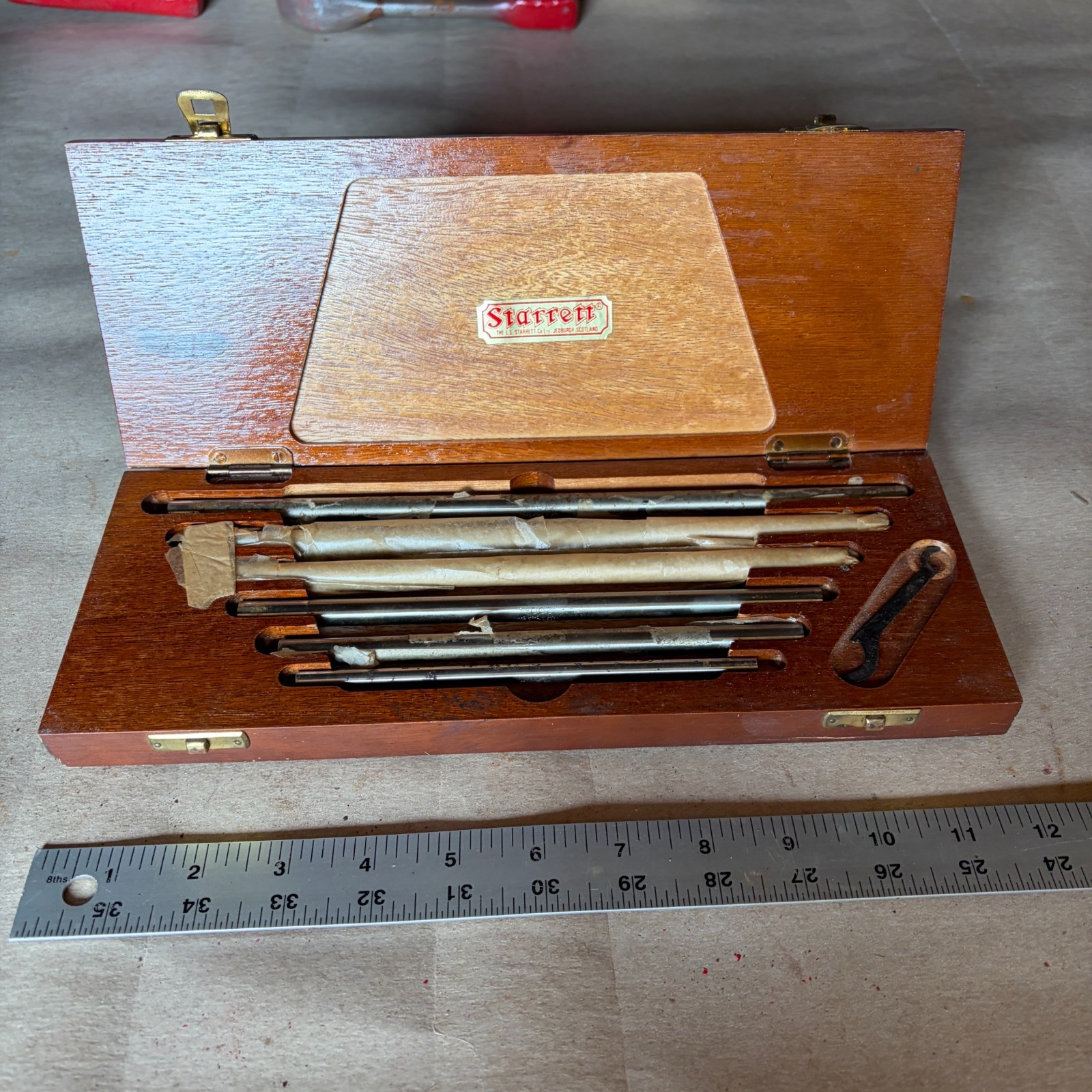 6 Piece Starrett Metric Rod Set 150mm-275mm in Box
