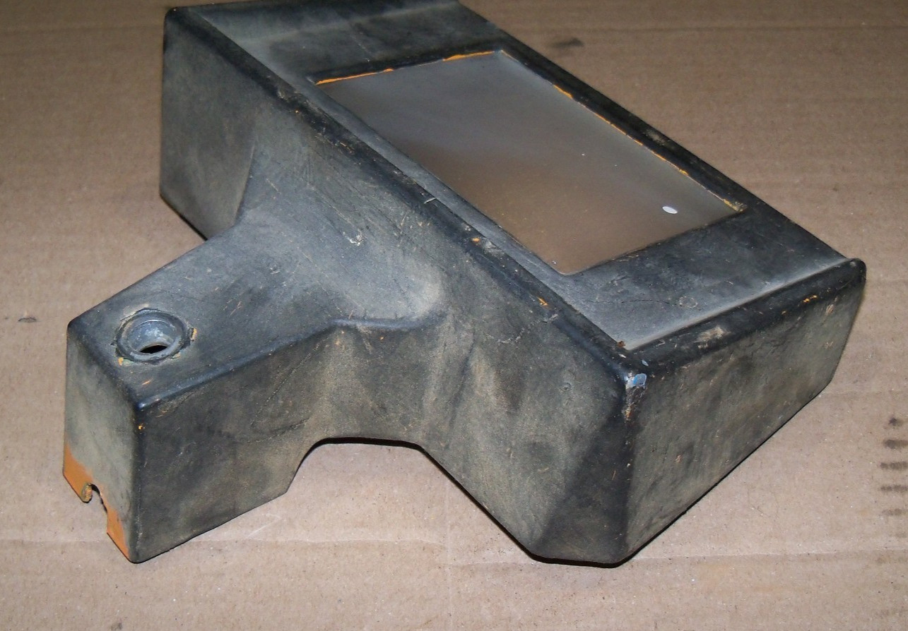 Vintage Delta Triple Duty 7″ Bench Pedestal Grinder Eye Shield Guard Light Cover