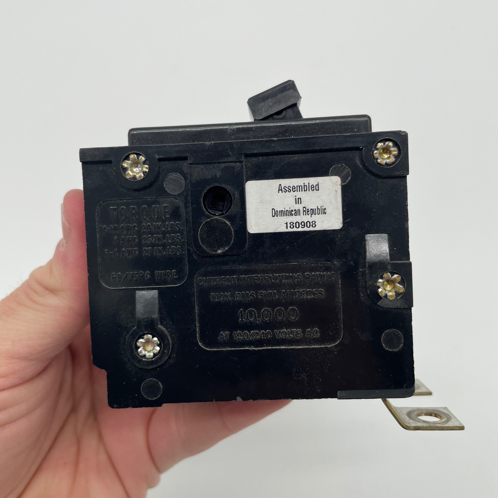 Challenger Type BA 30 Amp 2-Pole Circuit Breaker 120/240V 10k AIC Common Trip