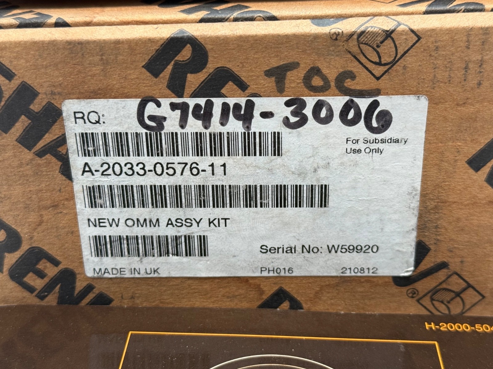 Renishaw A-2033-0576-11 OMM Optical Module Machine Assembly A2033057611