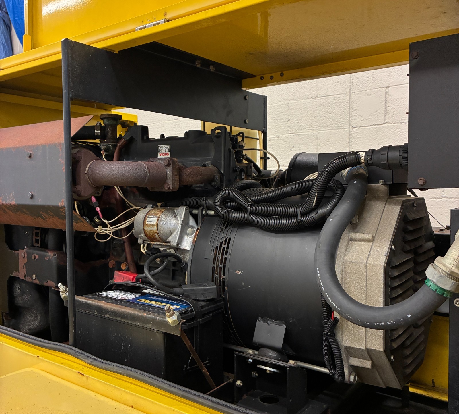 10KW Kohler Portable Diesel Generator, Kubota Diesel V1305, 120/240v 1P, WE SHIP