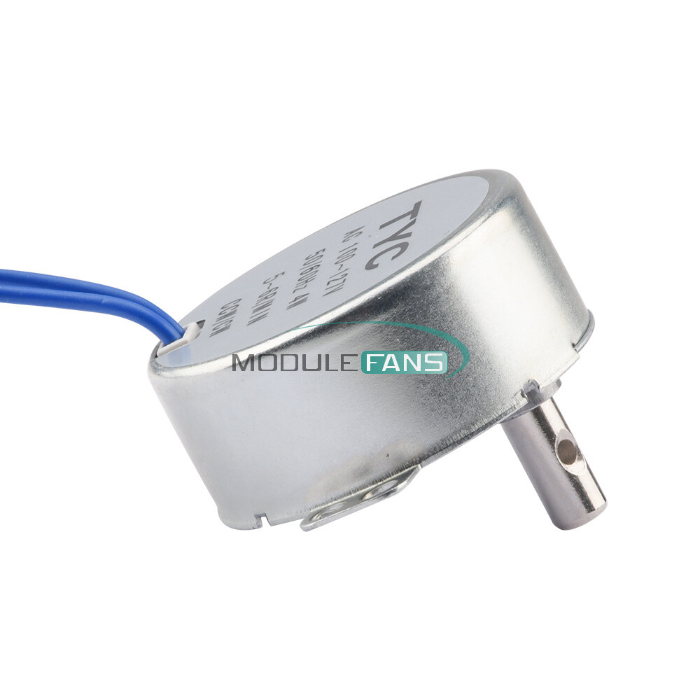 TYC-50 AC 12V/110V/220V Synchronous Motor 2.5/3/5/6RPM 4W 50/60Hz For Microwave