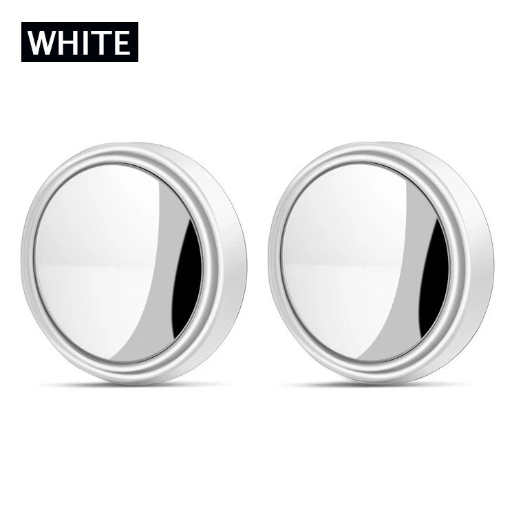 2p 360°Degree View Auxiliary Blind Spot Mirror Wide Angle Car Auxiliary Rearview