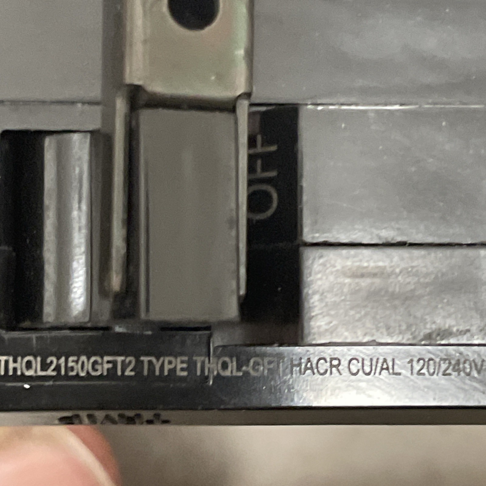 (2) GE Ground Fault Circuit Breaker THQL2150GFT2P 50A Double Pole 120/240 VAC