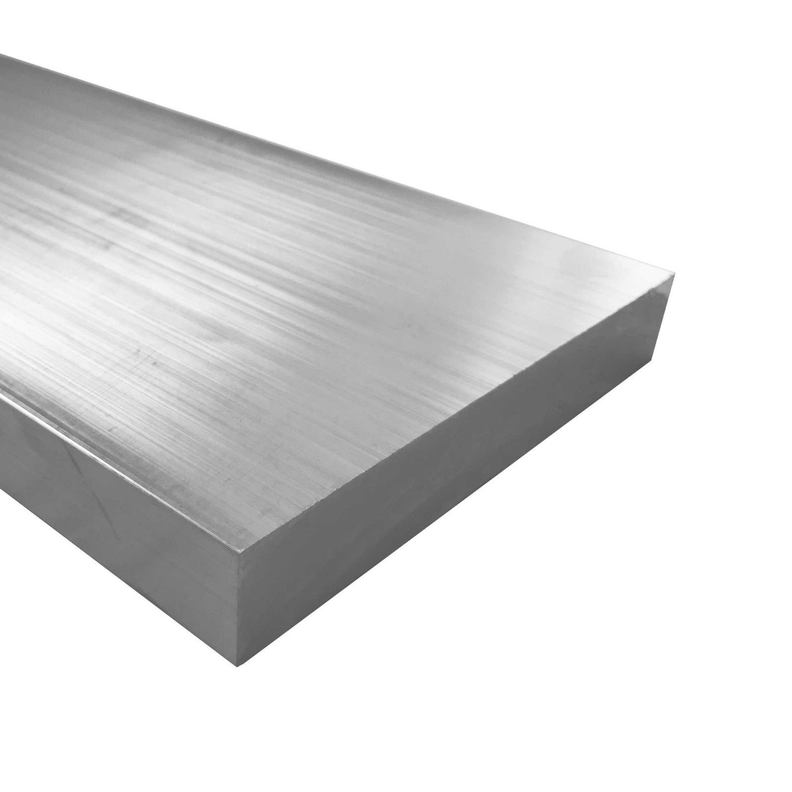 1″ x 6″ Aluminum Flat Bar, 6061 Plate, 6 Inch Length, T6511 Mill Stock