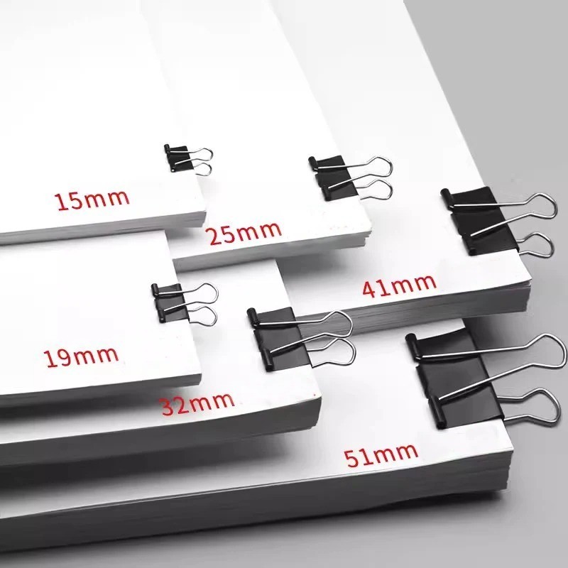 Binder Clips Inch Big Paper Clamps for Office Supplier – Pack of 10
