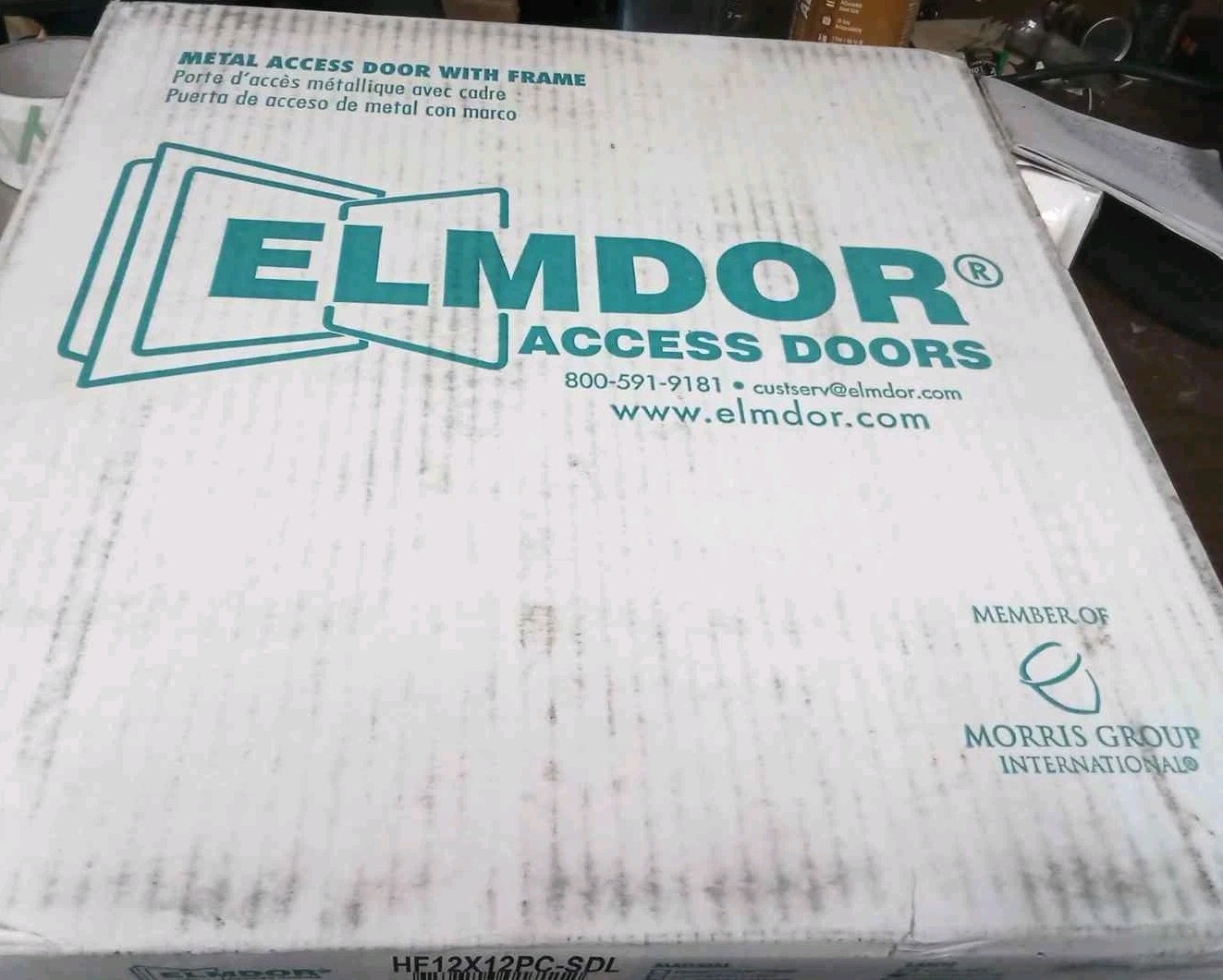 Elmdor Hidden Flange 12×12 metal Access Panel #HF 12x12pc-SDL