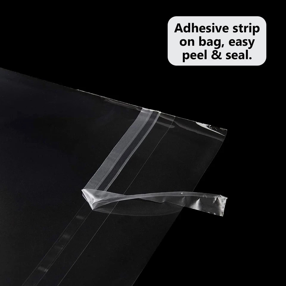 50 Pack Acid-Free Crystal Clear Sleeves Storage Bags for 11×14 Art Prints/Pic…