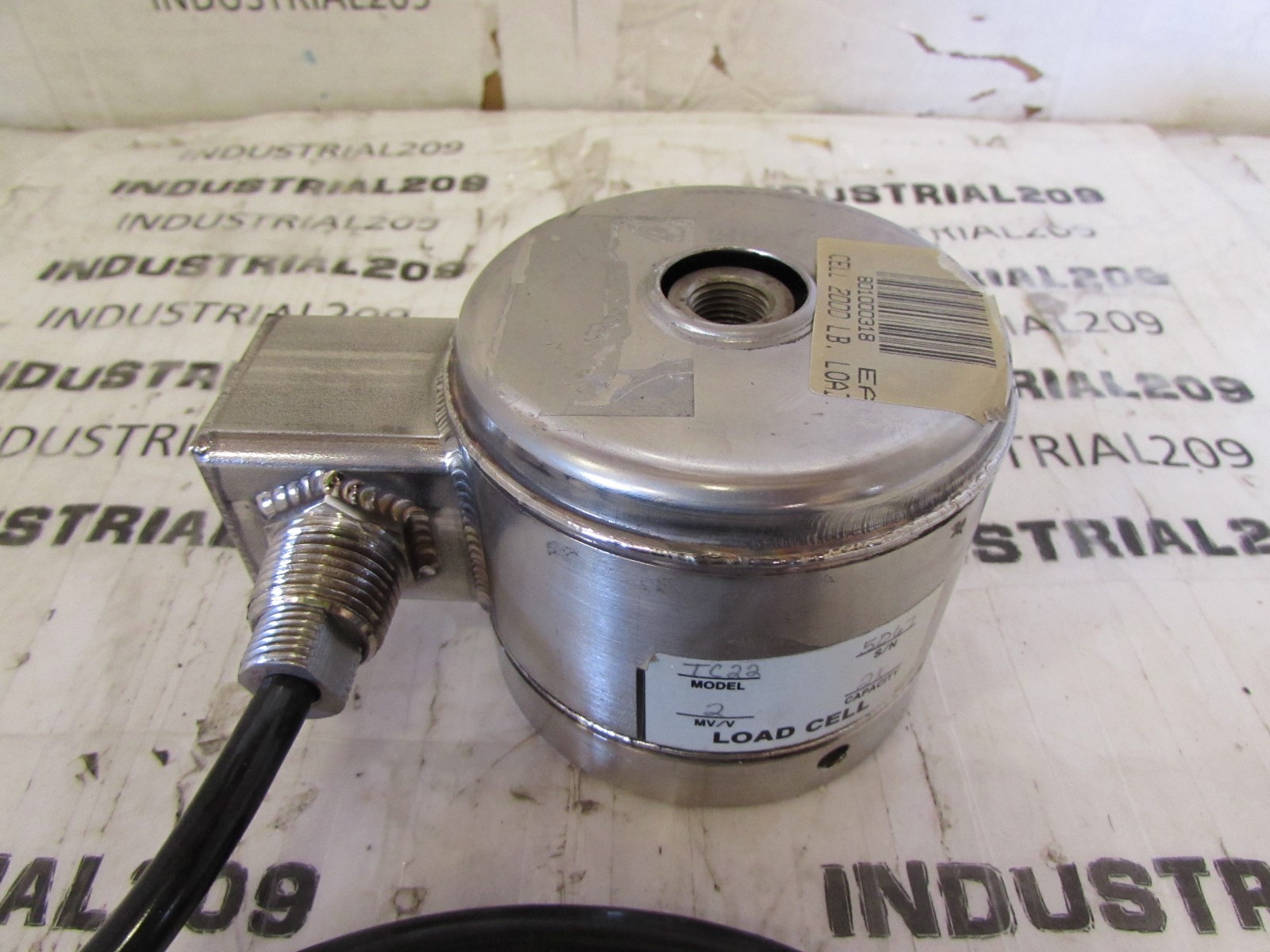LOAD CELL MODEL # TC22 2 MV/V 2K CAPACITY NEW
