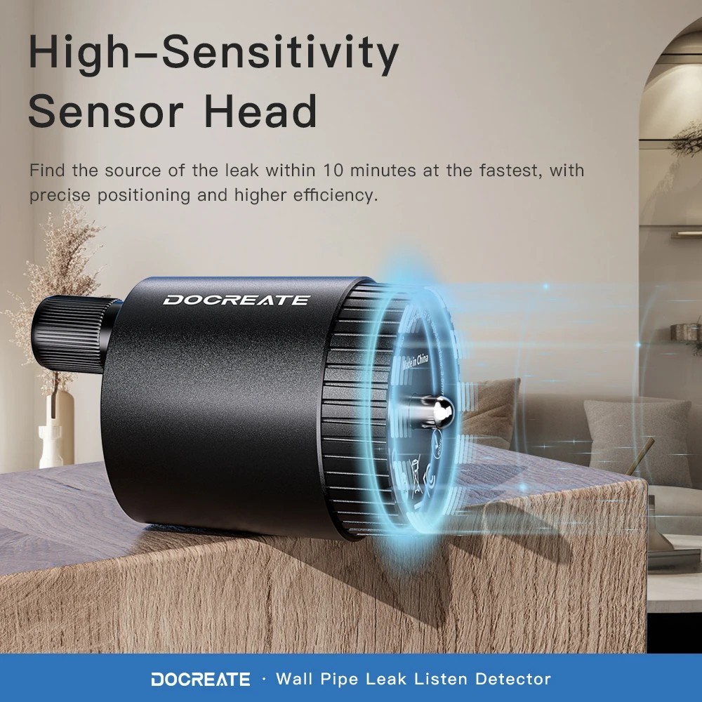 High Quality Water Leak Detector Sensor 0-60dB Sensitivity for Home Pipeline