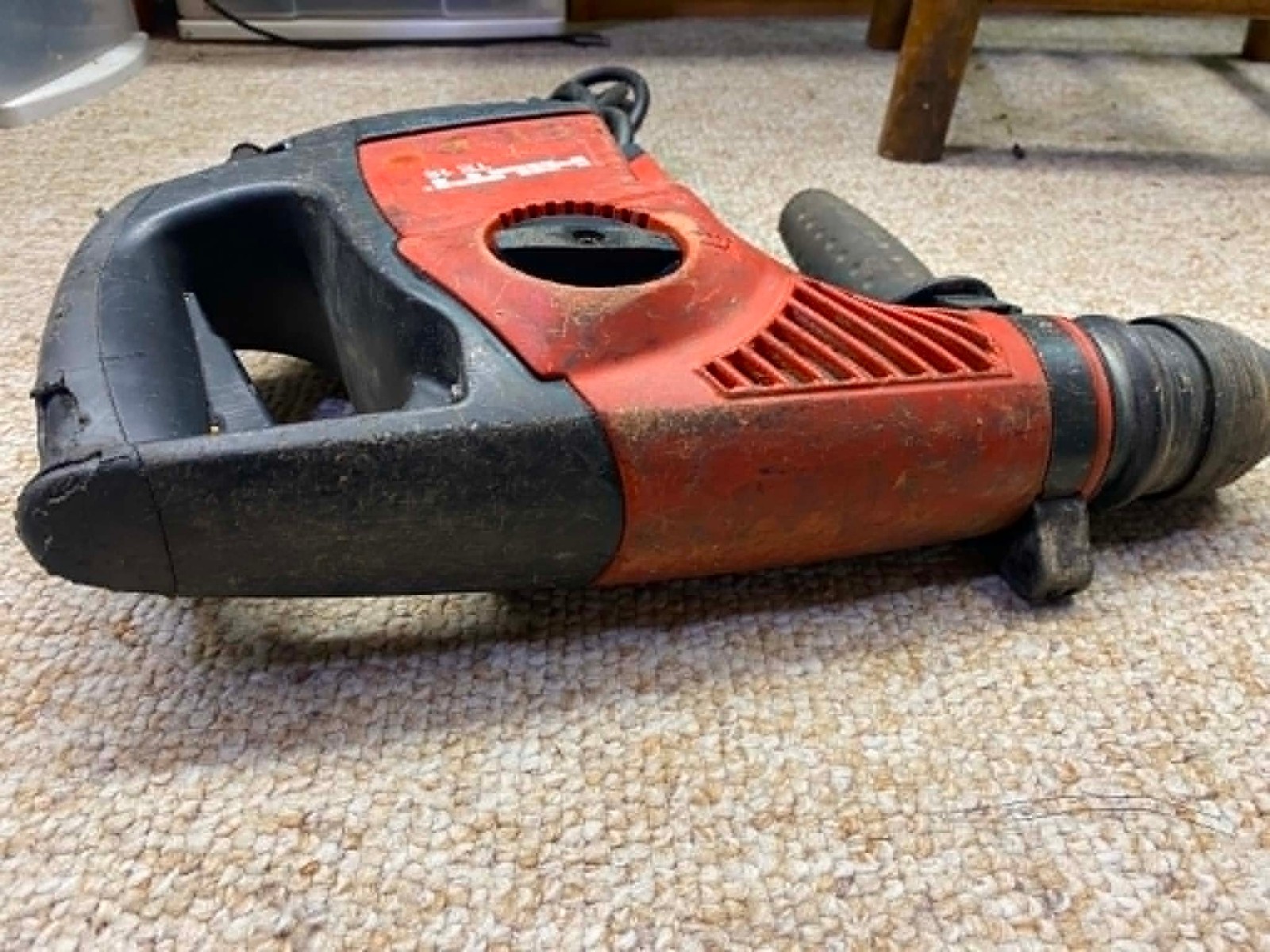 Working Hilti TE 16 Rotary Hammer Drill SDS Plus With Handle