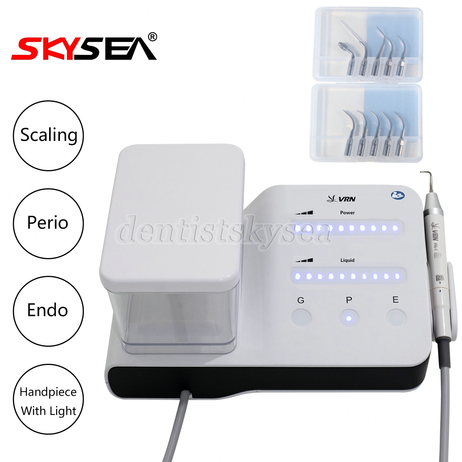LED Dental Ultrasonic Piezo Scaler Handpiece Bottle Fit EMS Cavitron Woodpecker