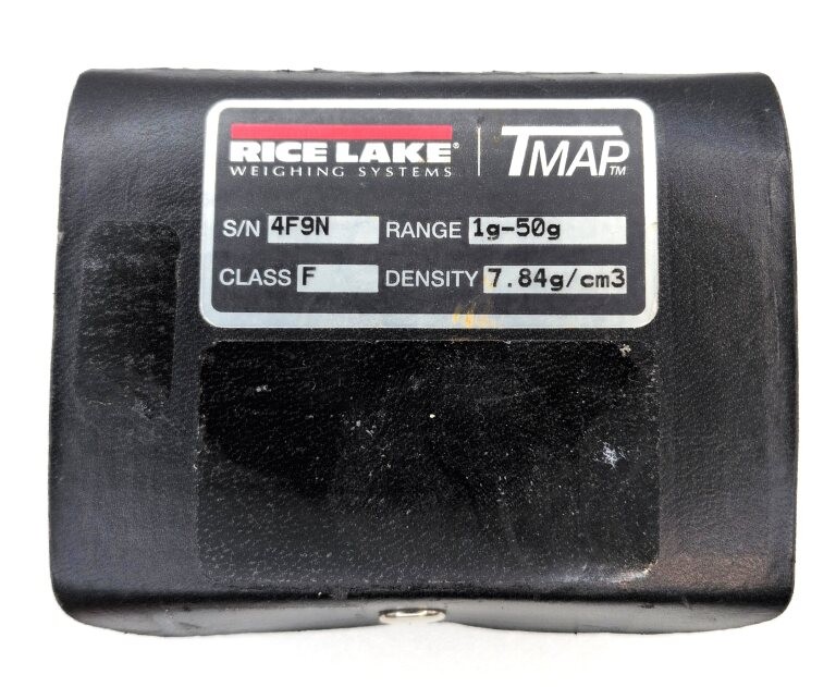 Rice Lake Weight Systems weight Class F 1g-50g density 7.84c/cm3
