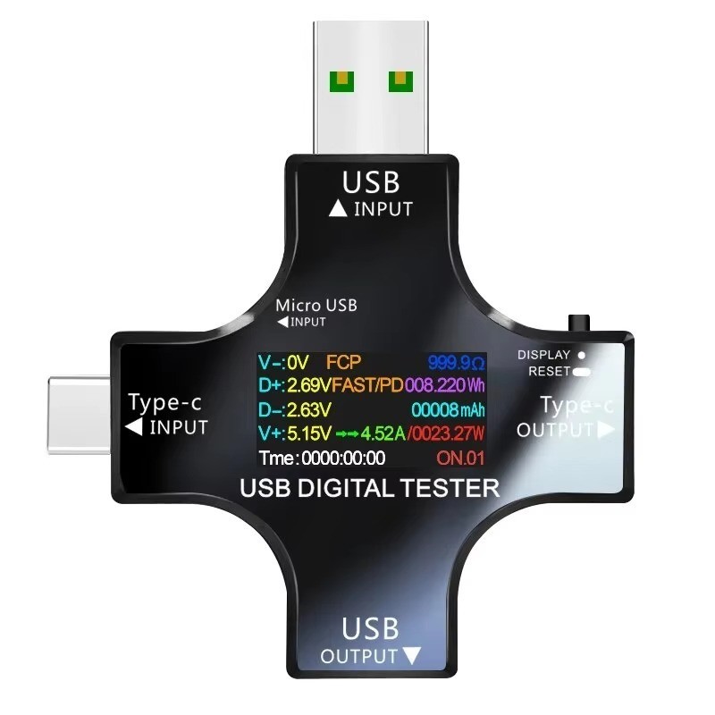 Type C USB Tester PD Voltmeter Ammeter Bluetooth Power Charger Capacity Meter