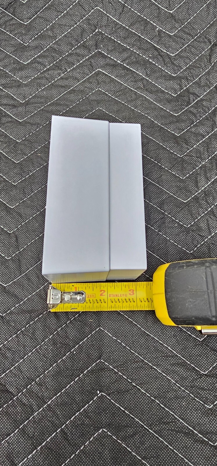Extra Deep non-metallic outlet box (largest available- ~3inch)- 1