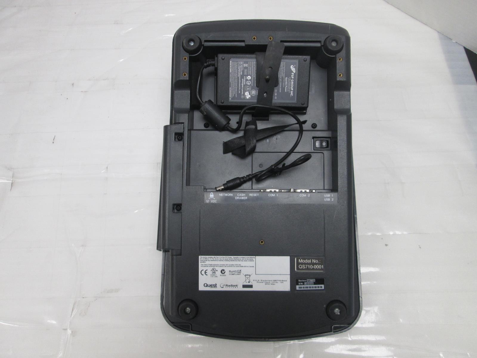 RADIANT SYSTEMS QS710-00011 POS SYSTEM