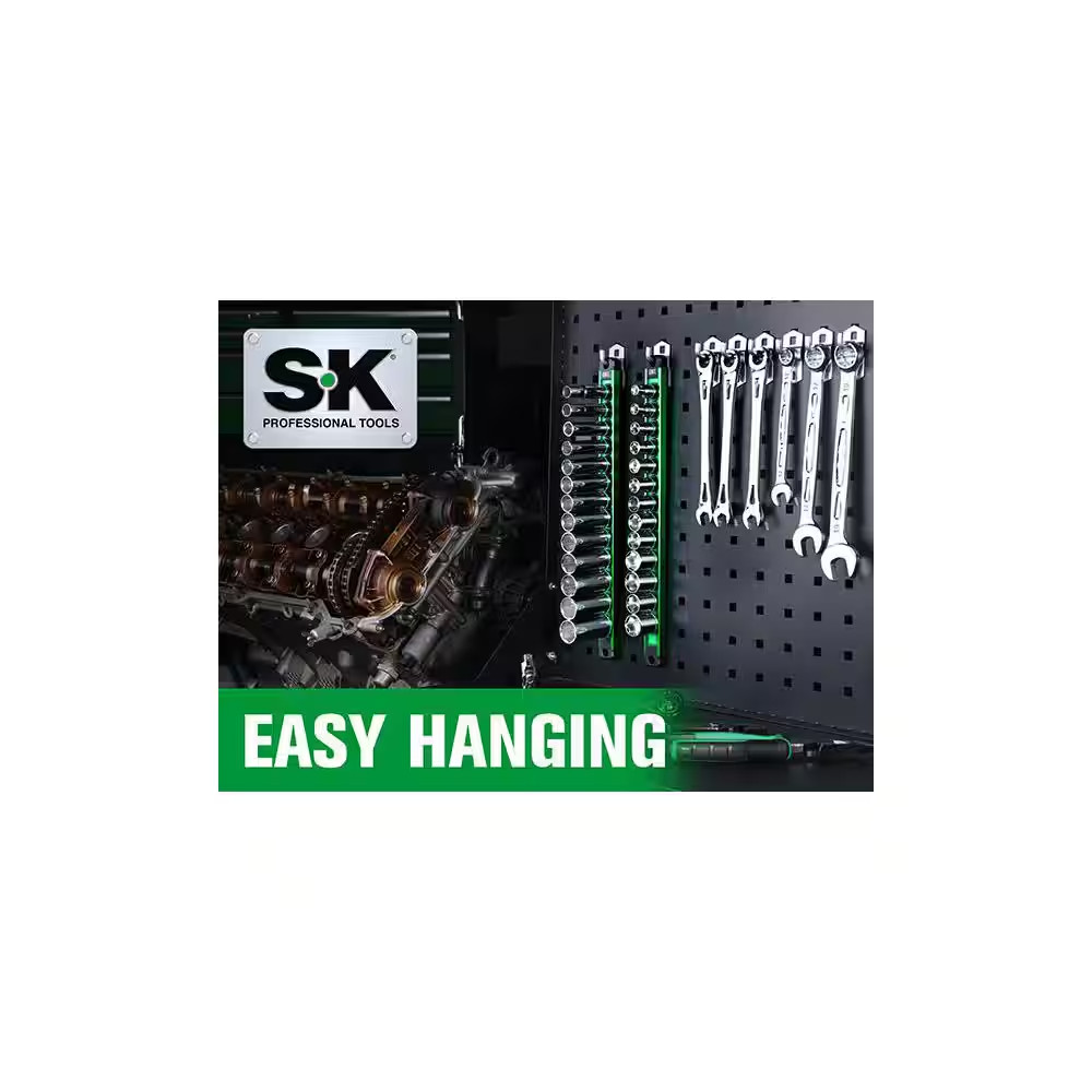 SK01347 Metric 3/8 In. Drive Set Deep Socket Set (12 Piece)