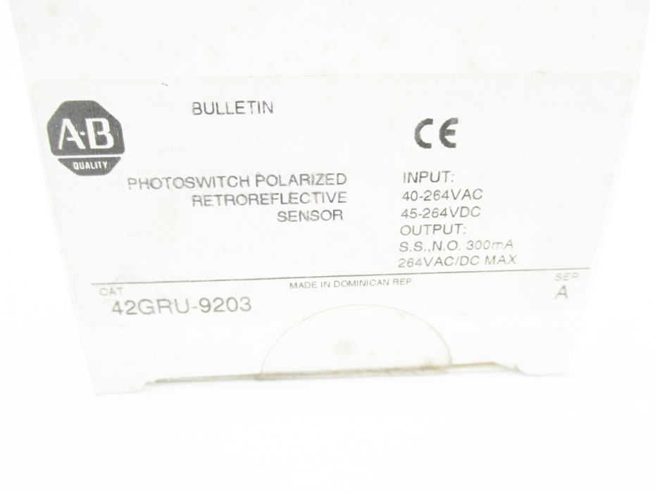 ALLEN BRADLEY 42GRU-9203 SER. A (WH) NSMP