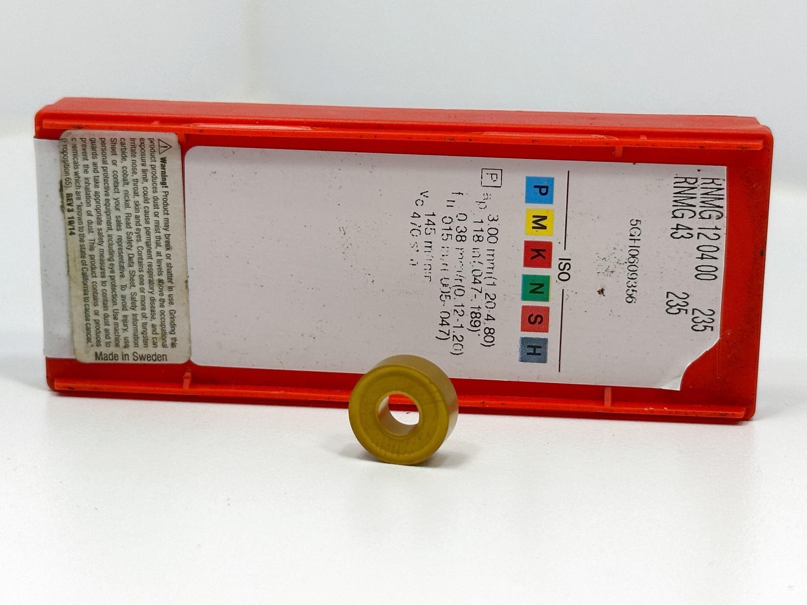 Sandvik RNMG 43 RNMG120400 | New Carbide Insert | Grade 235 | 1pc