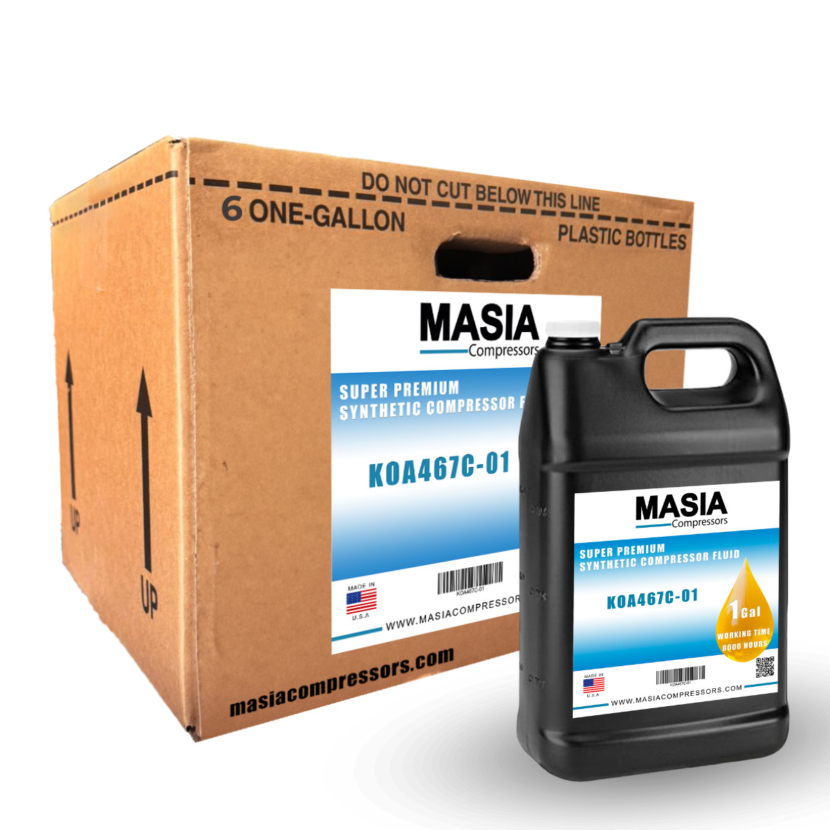 Corena S4 R 46 Lubricant for Compressor Compatible with Shell – 6 gal