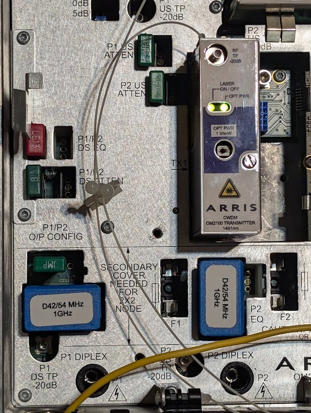ARRIS Opti Max2100 Optical Node Fiber Deep Nodes OM2100 / OM21GJ-117A&0003