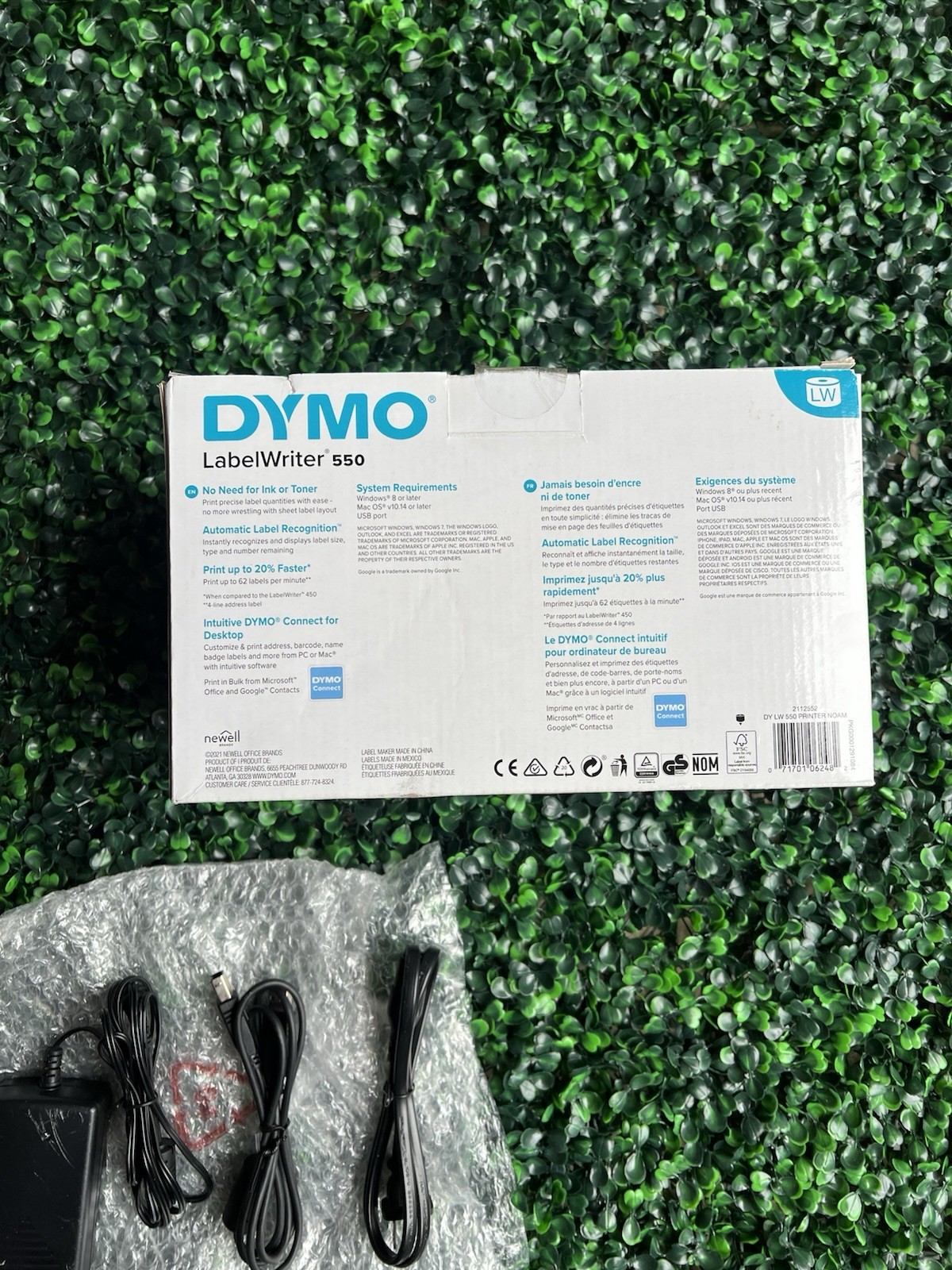 DYMO LabelWriter 550 Label Printer w/ Power Adapter & Cables, USED MAYBE ONCE!