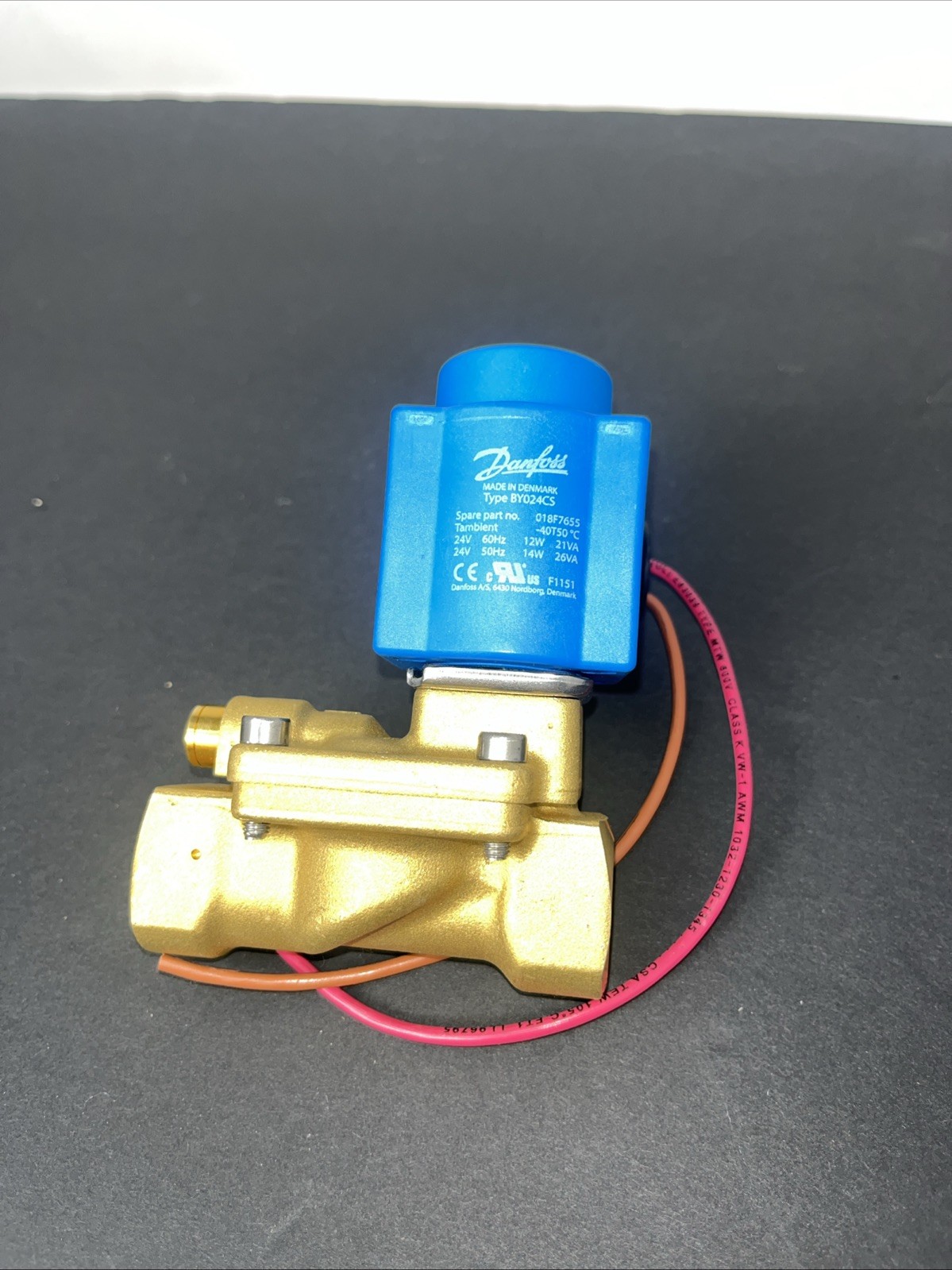 Solenoid coil BY024CS 24V 50Hz 60Hz IP00 – Danfoss 018F76
