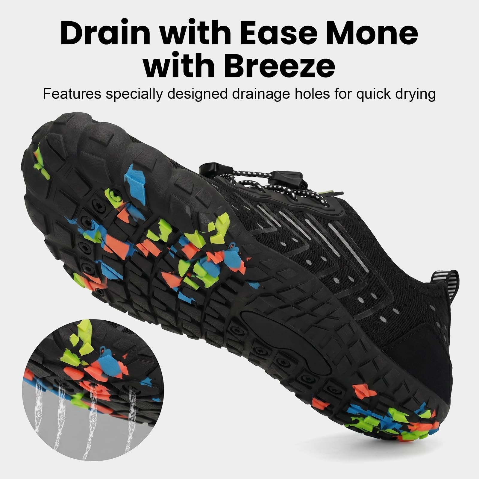 Hike Barefoot Shoes Women Men Footwear, Wide Toe Box Water Shoes, Quick-Dry Z…