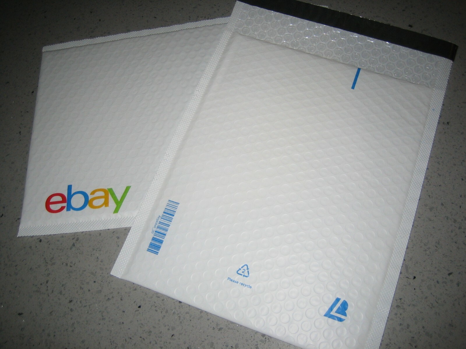 8.5” x 11.25” eBay Branded Mailer – Padded Mailer ~ Color Logo – Lot of 10