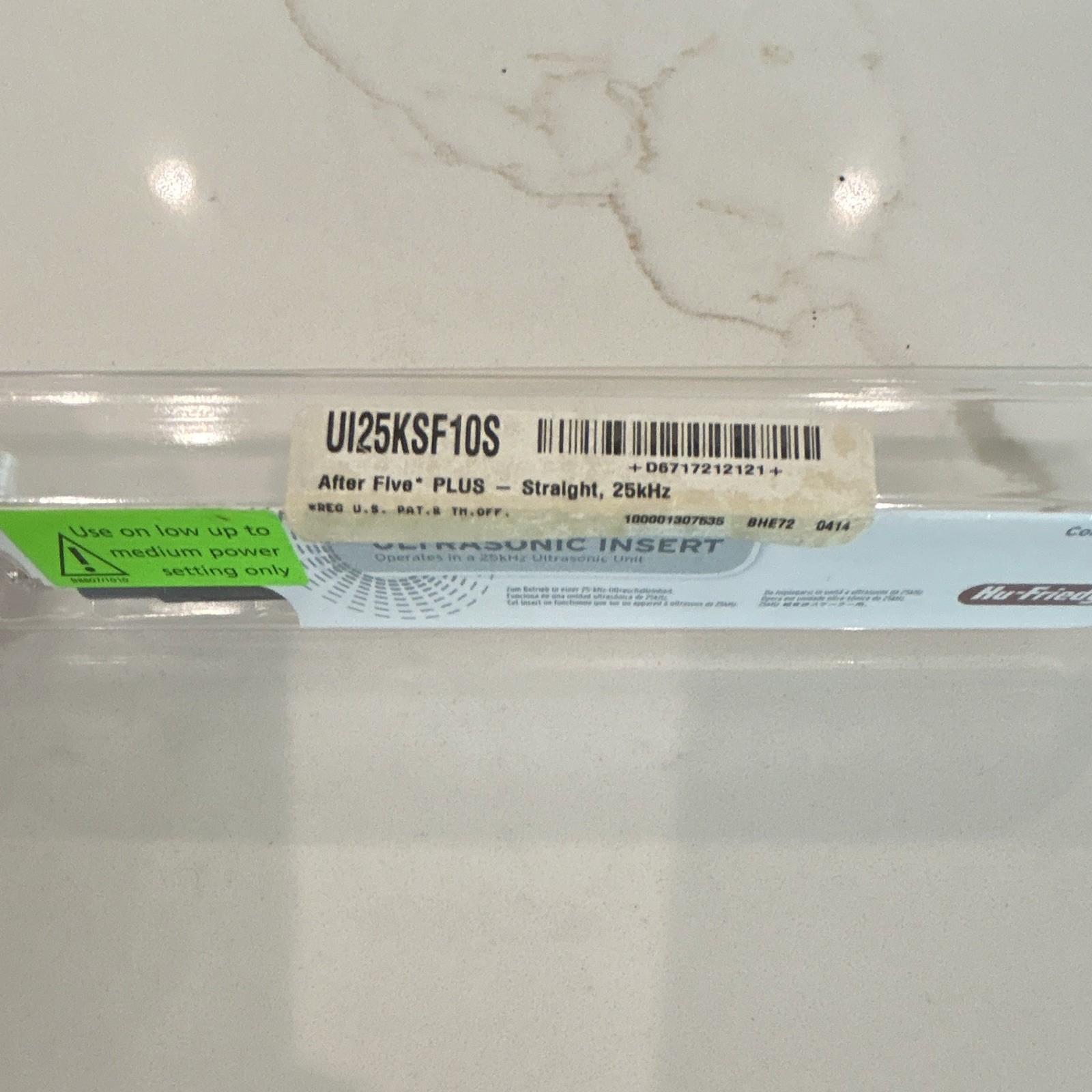 Hu-Friedy After Five-Plus Straight Ultrasonic Scaler Insert Tip 25kHz SF10S
