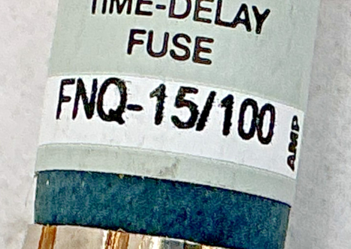 New Bussmann FNQ-15/100 500Vac Time-Delay Fuse 15/100A 500V Box of 10
