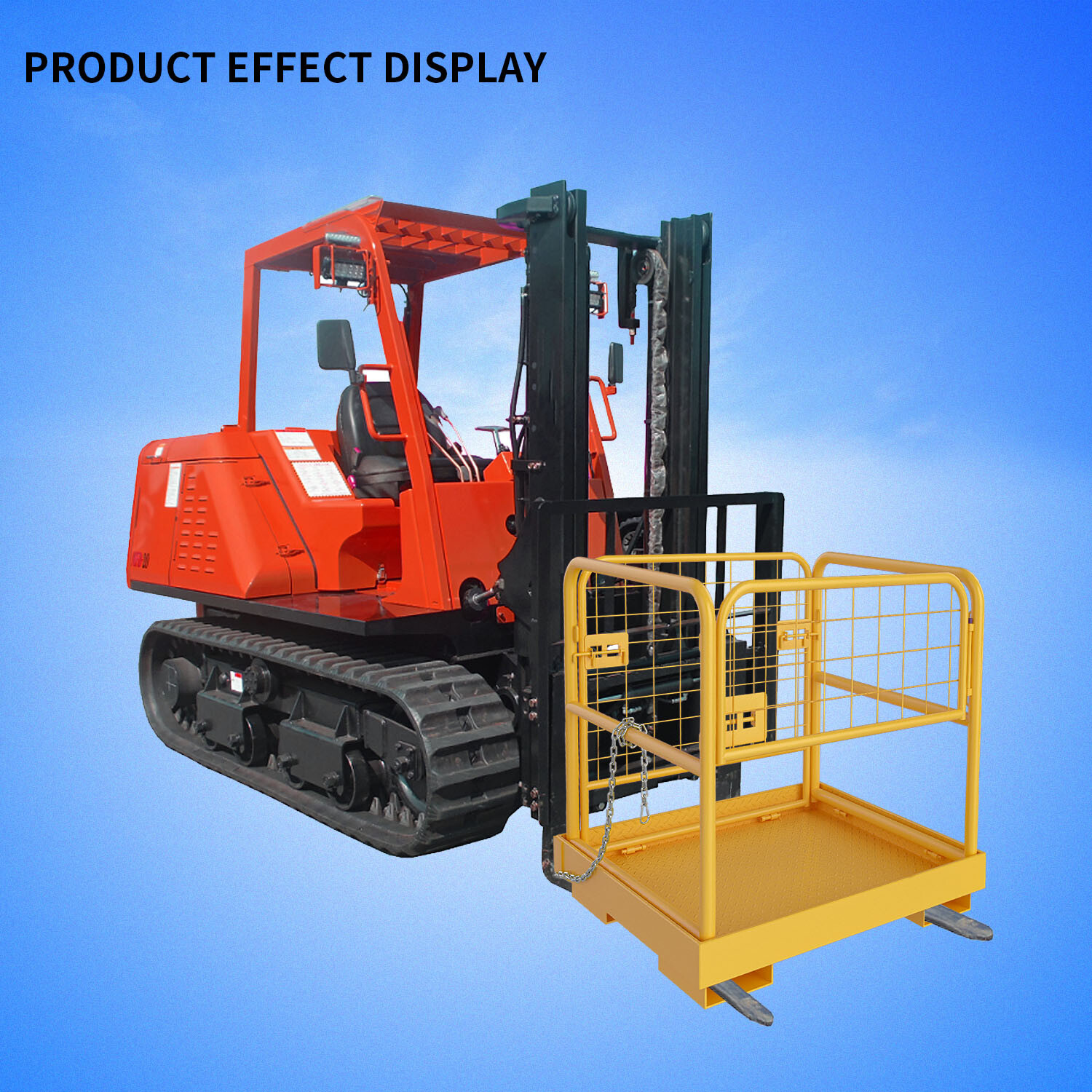 36»x36» Forklift Work Platform Safety Cage Basket Heavy Duty 1100lbs Capacity